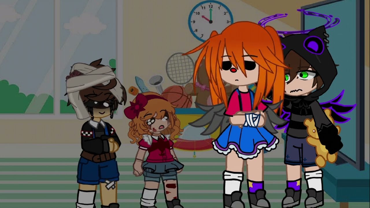 Aftons meets old stereotypical AU//gacha fnaf//gacha club
