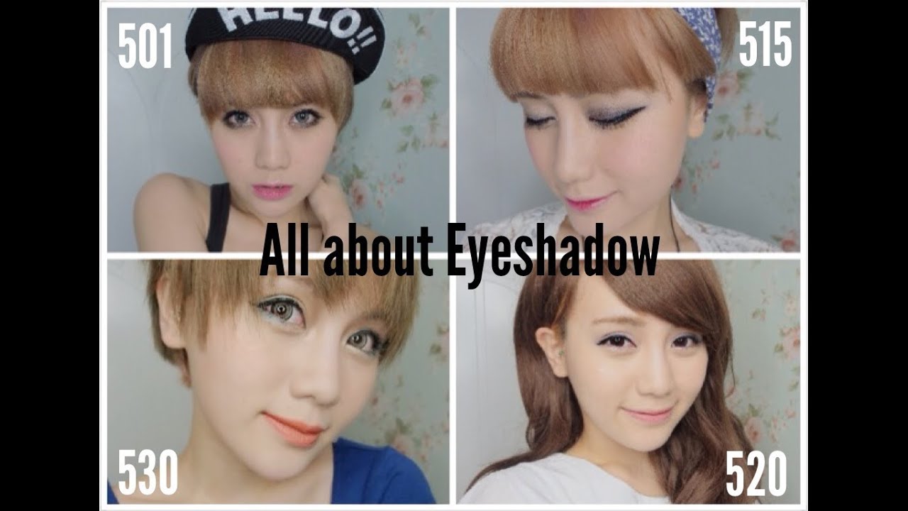 譚杏藍 Hana Tam - 眼影二三事 + 4個眼影妝  all about eyeshadow