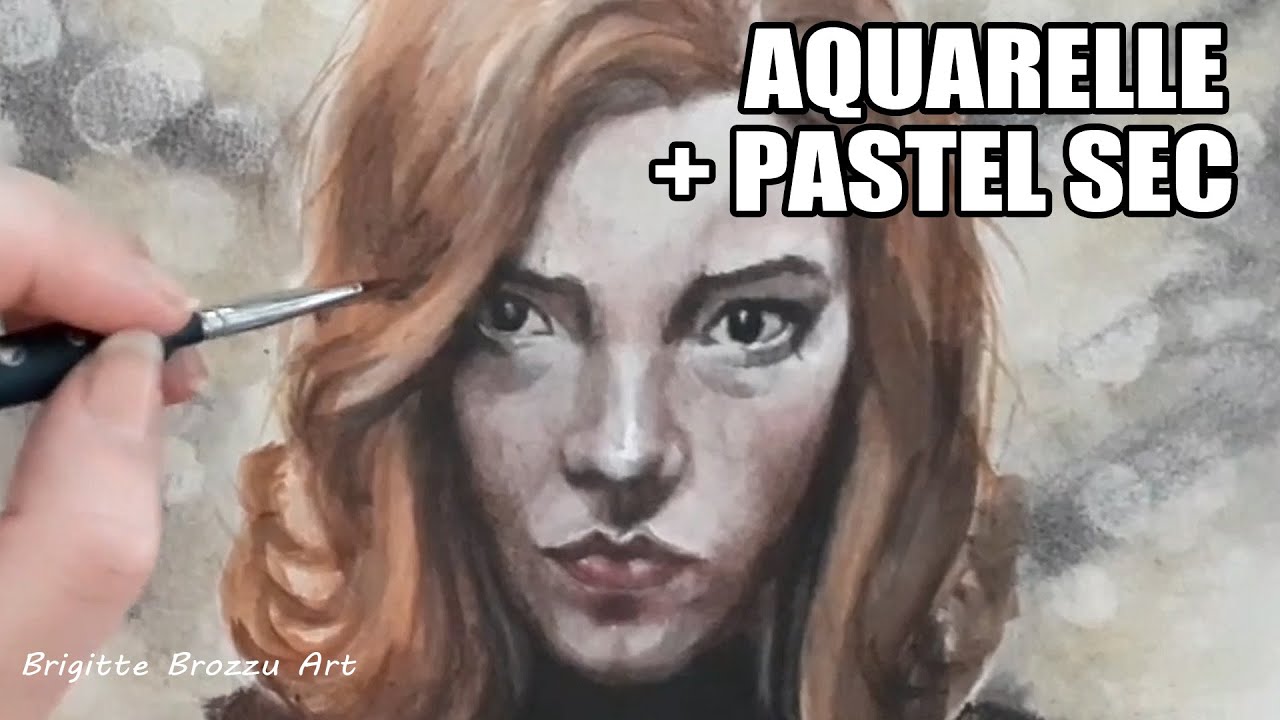 Aquarelle + Pastel Sec