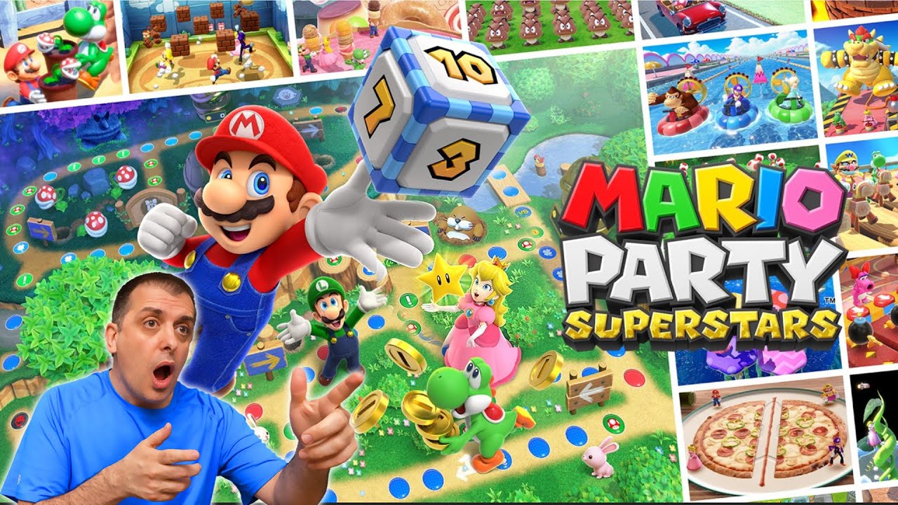 EDU prueba MARIO PARTY SUPERSTARS con ABY y TERUKA