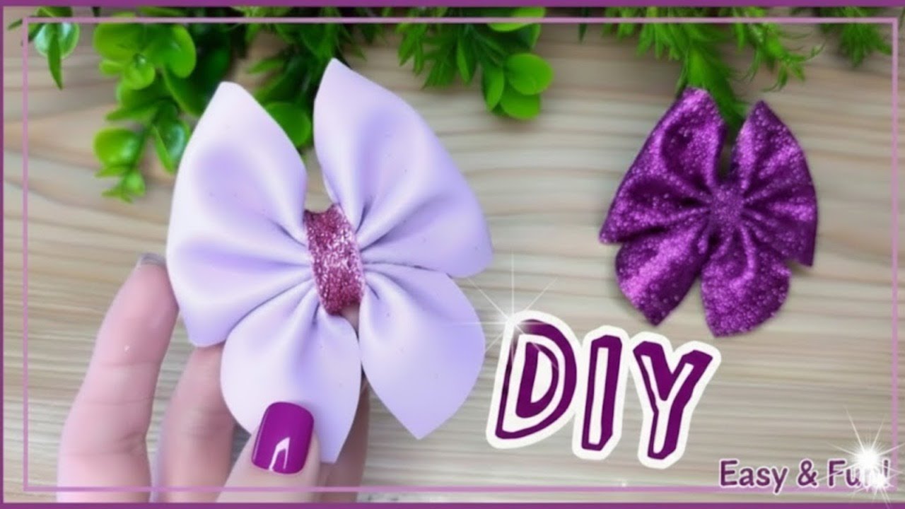 🔥🔥🔥Great Idea with EVA Foam Sheet🎀 Bow for Decoration🔥DIY Craft Tutorial