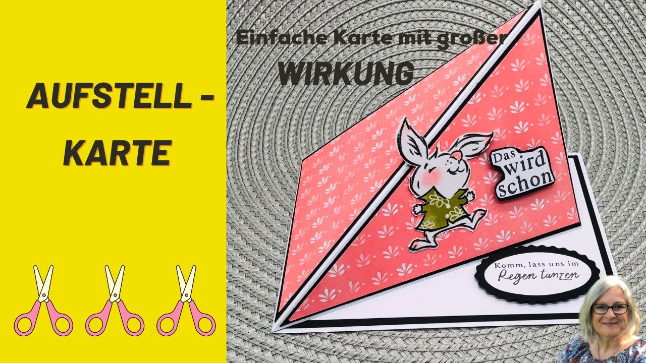 Aufstellkarte mit WOW Effekt I einfach und schnell gebastelt