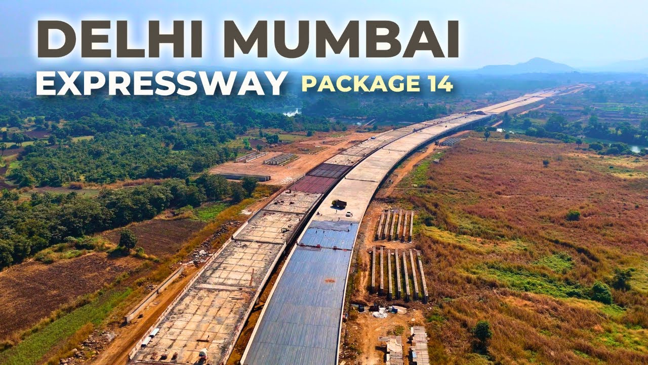 Delhi Mumbai Expressway Maharashtra Update | Virar JNPT Progress| Package 14