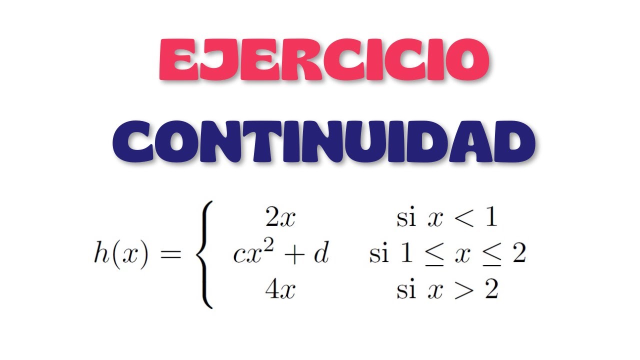EJERCICIO CONTINUIDAD