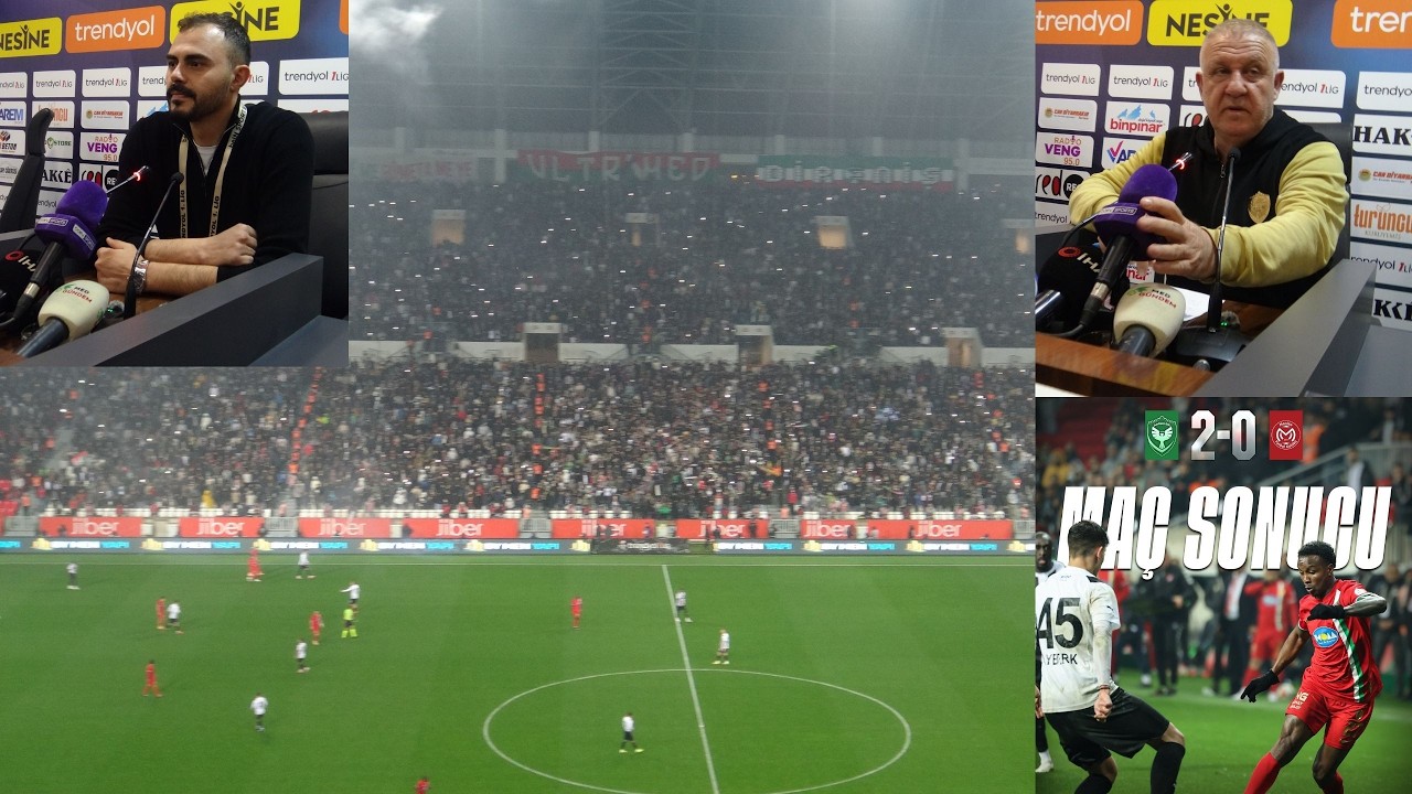 #Amedspor–#Manisaspor maç özeti: Gol, pozisyonlar ve teknik direktörlerin değerlendirmeleri