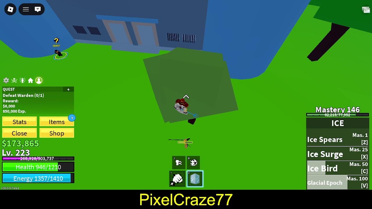 grinding blox fruits 3