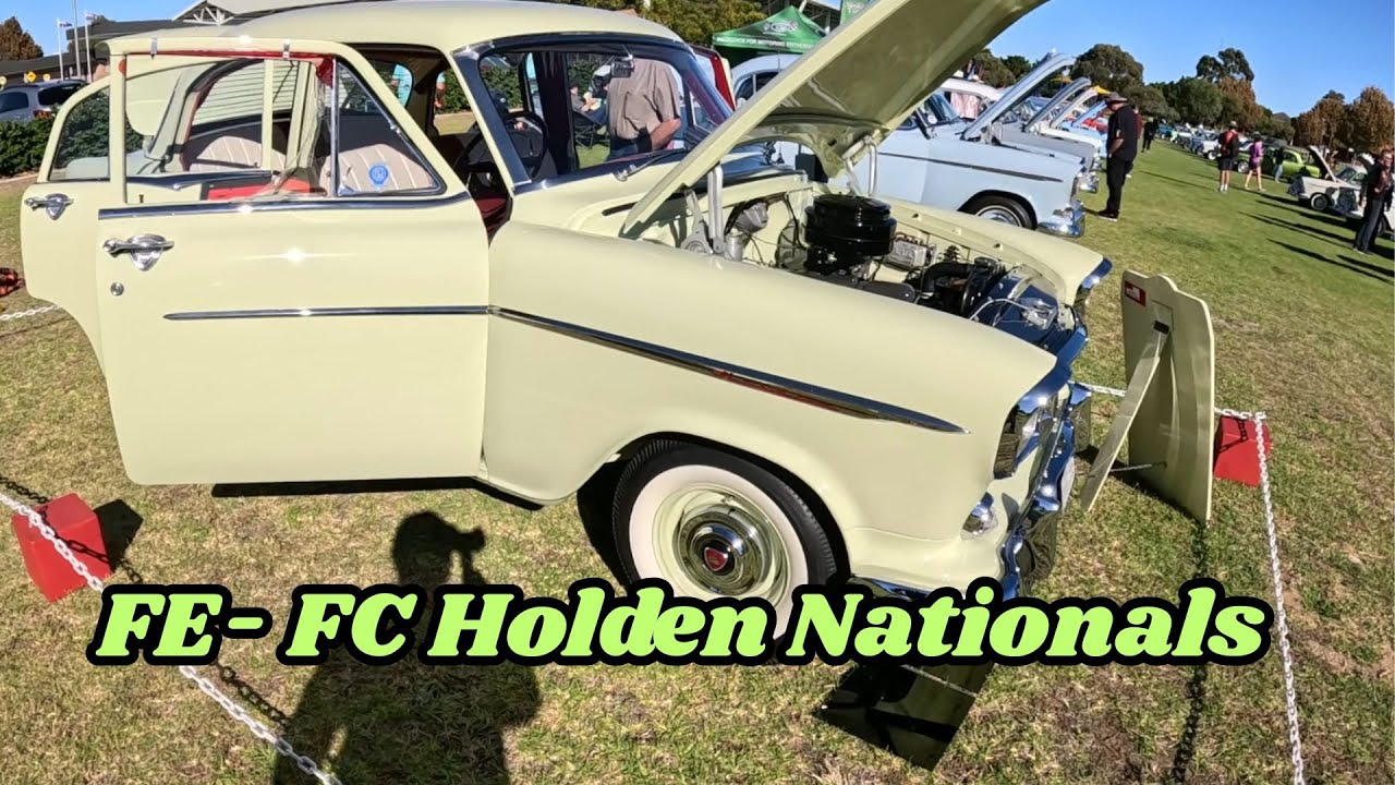 FE-FC Holden Nationals In Perth WA Features RARE Panel Van