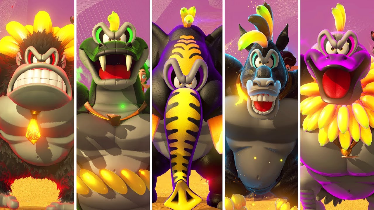 Donkey Kong Bananza - All Bananza Transformations & Songs