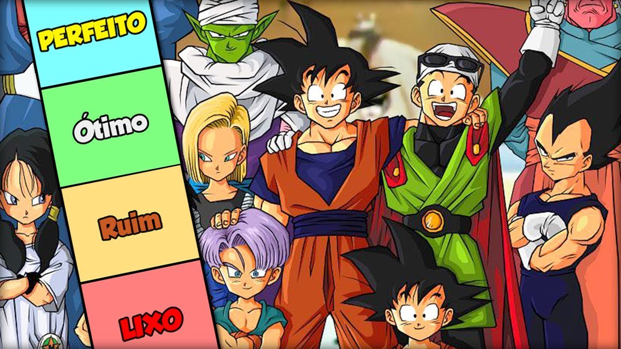 Avaliando TODOS personagens de Dragon Ball (Tier List)