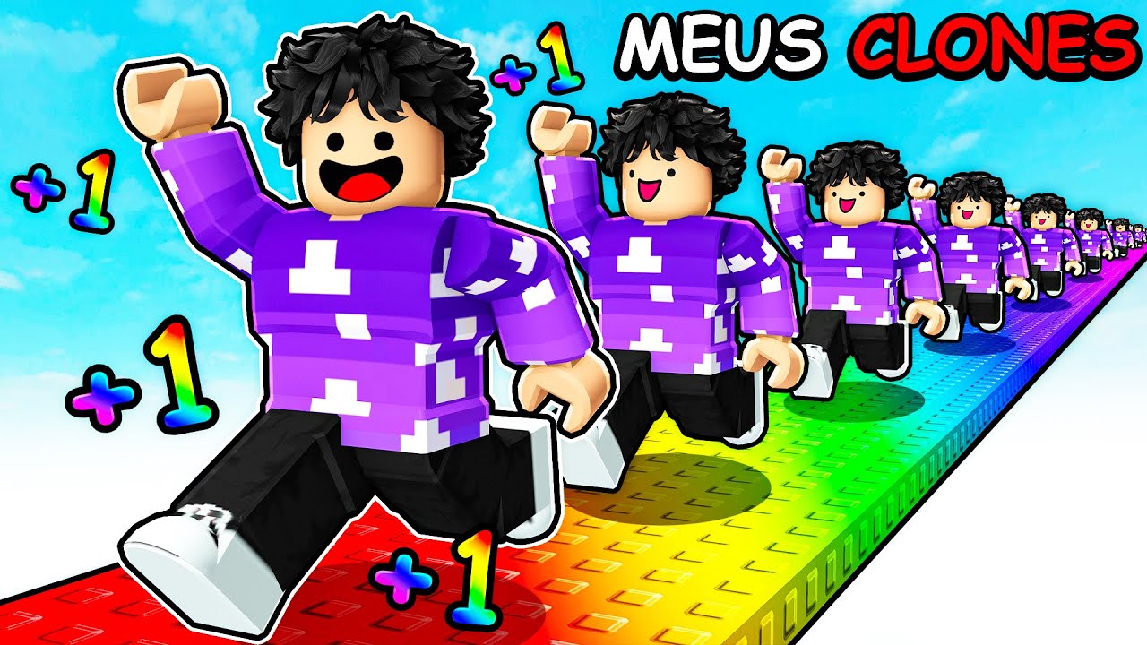 Cada passo eu ganho +1 CLONE no Roblox