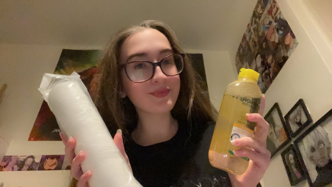 Cleaning your face!! ASMR