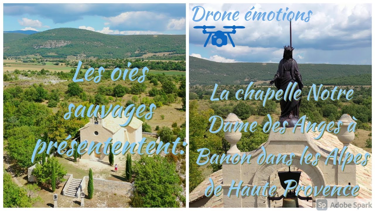 Banon , la chapelle Notre Dame des Anges dans les Alpes de Haute Provence (04)