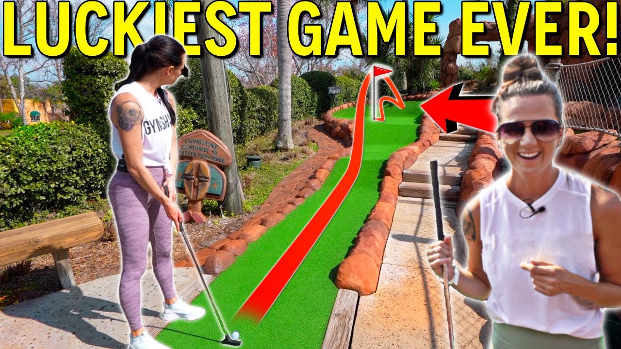 This Might Be The Luckiest Mini Golf Game Of My Life!