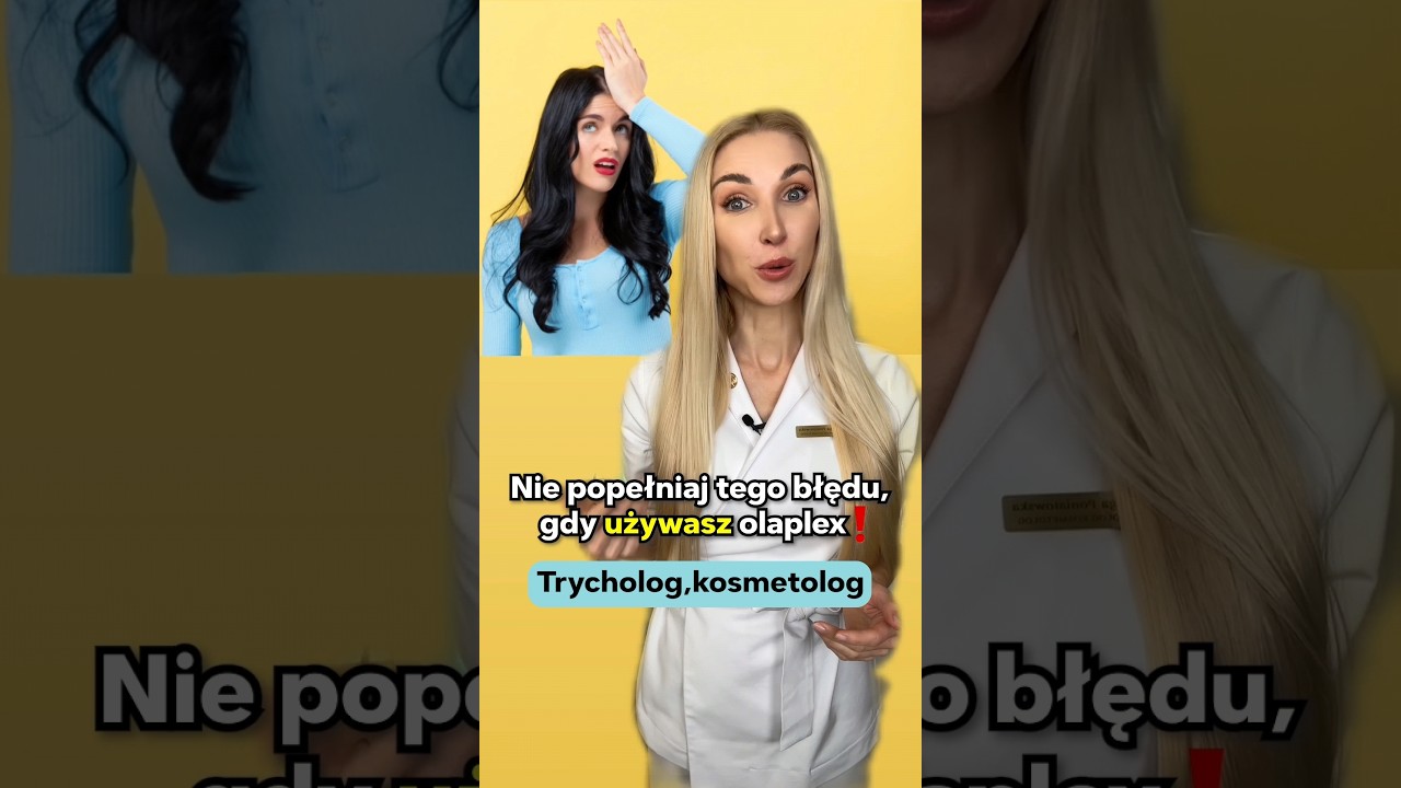 Nie popełniaj tego błędu, gdy używasz olaplex! #trycholog #olaplex #pielegnacjawlosow #włosy