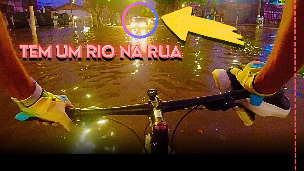 ENFRENTANDO A ENCHENTE - Como fugir de bike durante o Apocalipse?