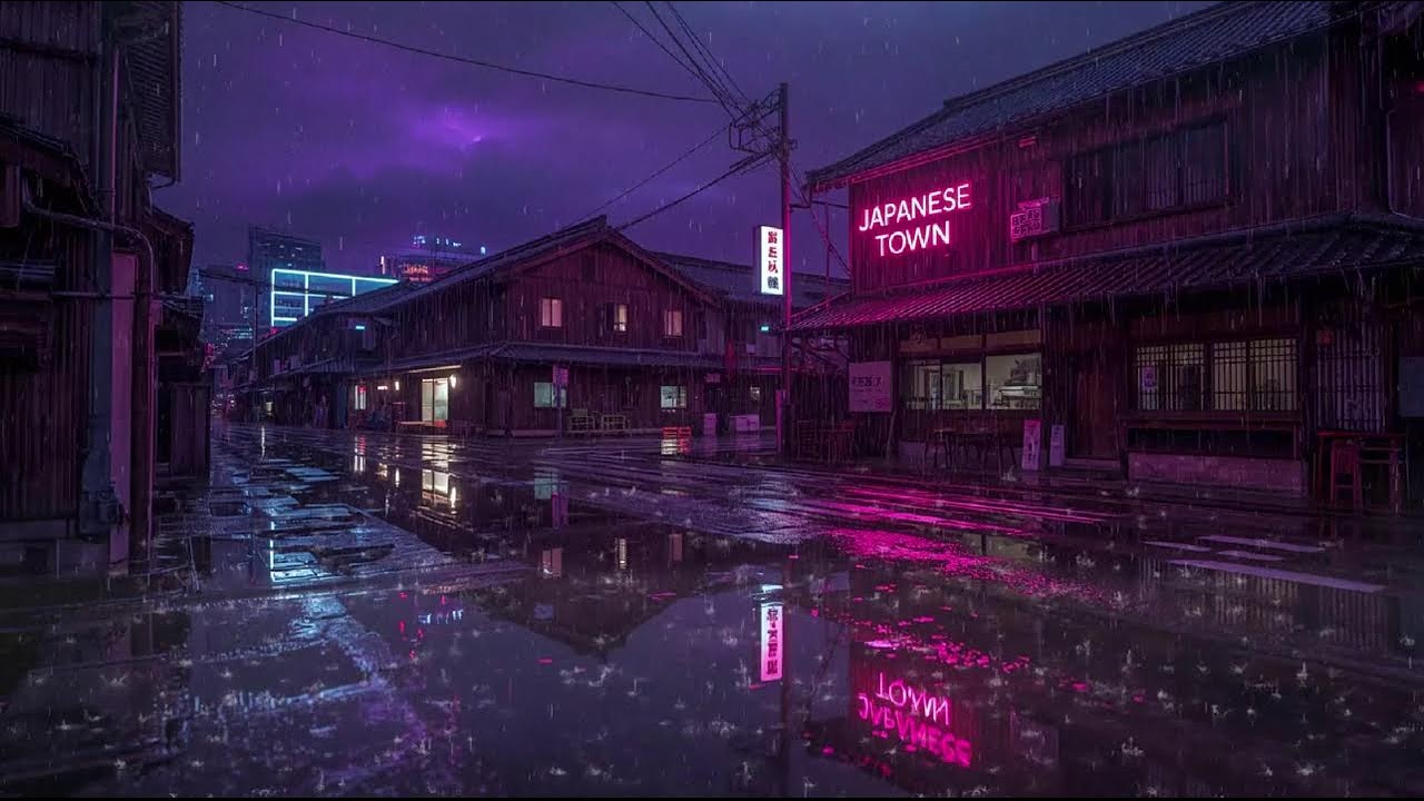Night Rain Ambience 🌙 Lofi Beats for Focus, Relax & Quiet Moments #35