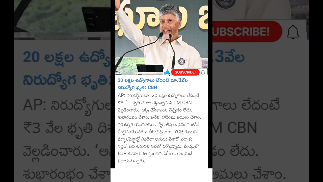 CM Chandrababu about TDP manifesto promises