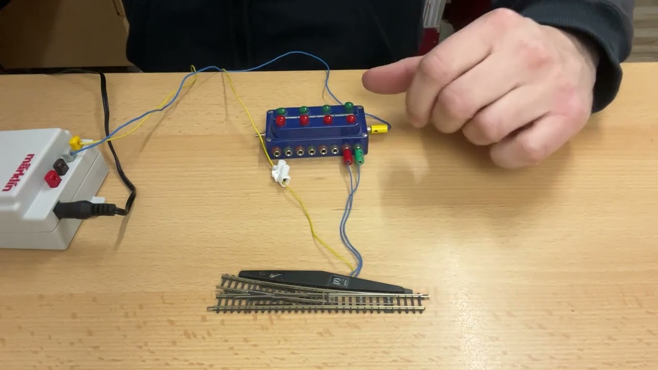 wie wird eine Märklin Weiche angeschlossen