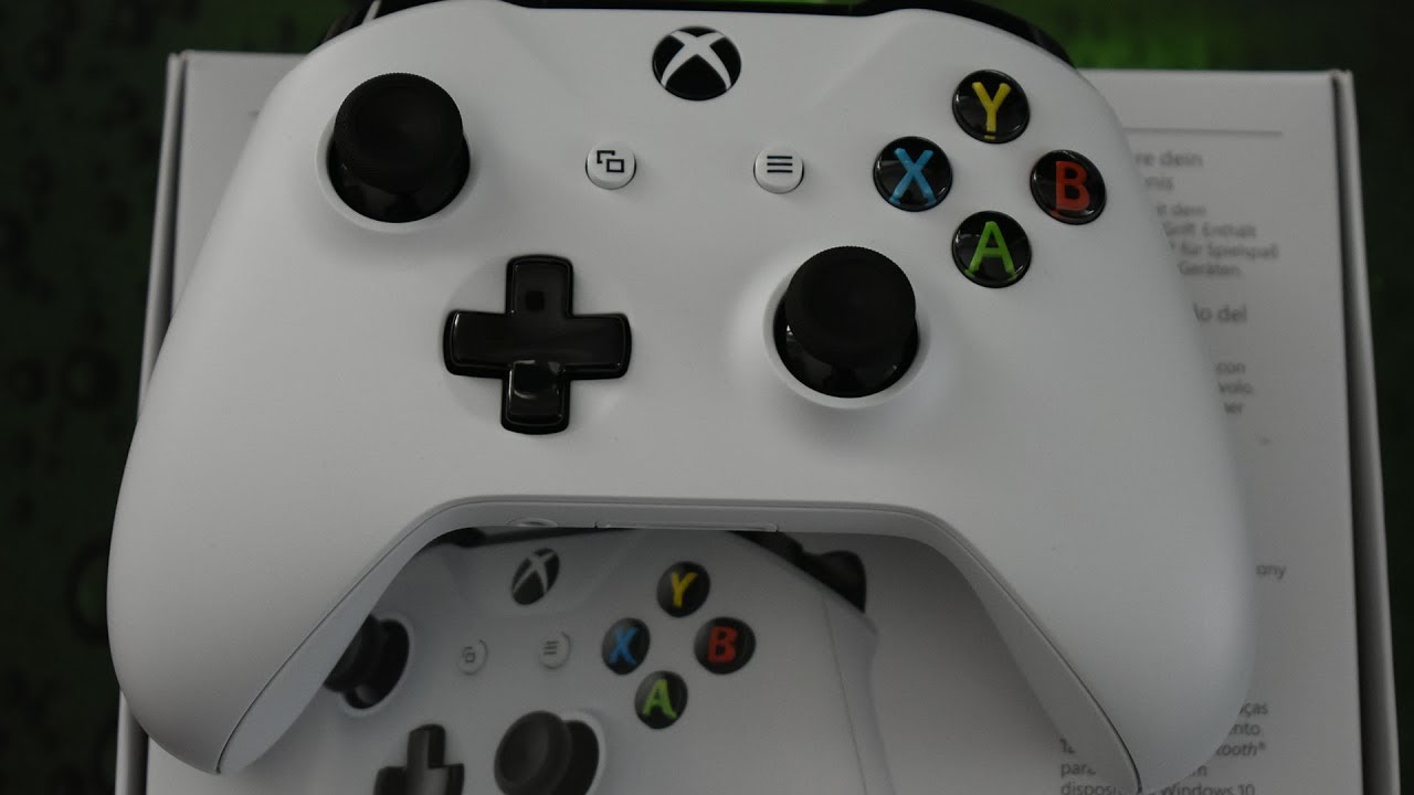 Microsoft Xbox One Wireless controller white + Adaptor wireless for PC Unboxing