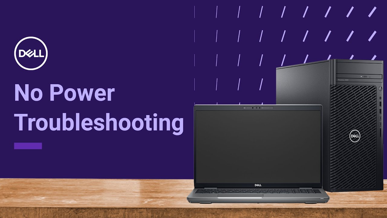 Устранение неполадок, связанных с отсутствием питания, Dell (официальная техническая поддержка Dell)