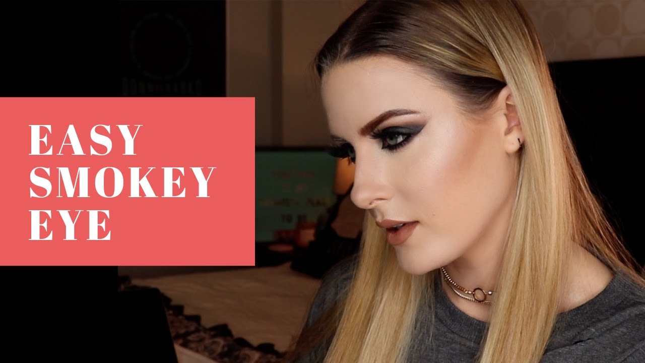 Deep & Easy Smokey Eye using Tape Trick