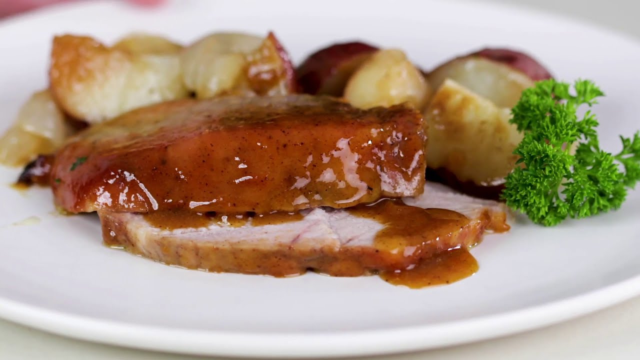 Apricot Glazed Pork Loin