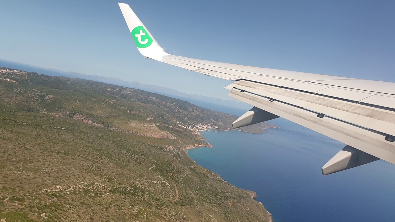 Take off from kythera airport full throttle 1400 meter runway