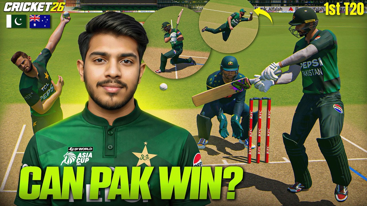 Pakistan vs Australia 1st T20 2026 | Cricket 26