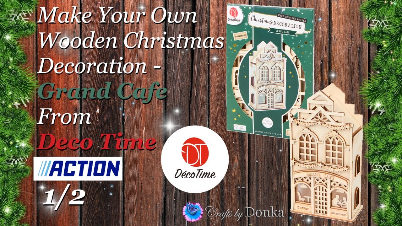 Deco Time DIY Christmas Wooden Houses - Grand Cafe 2024 | ACTION | 1/2