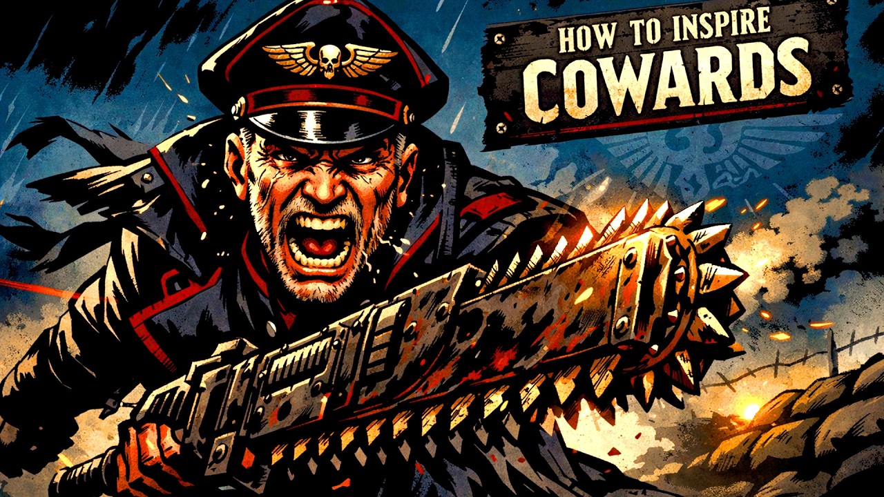 The Everyday Problems of Leading a Terrified Regiment in Warhammer 40K