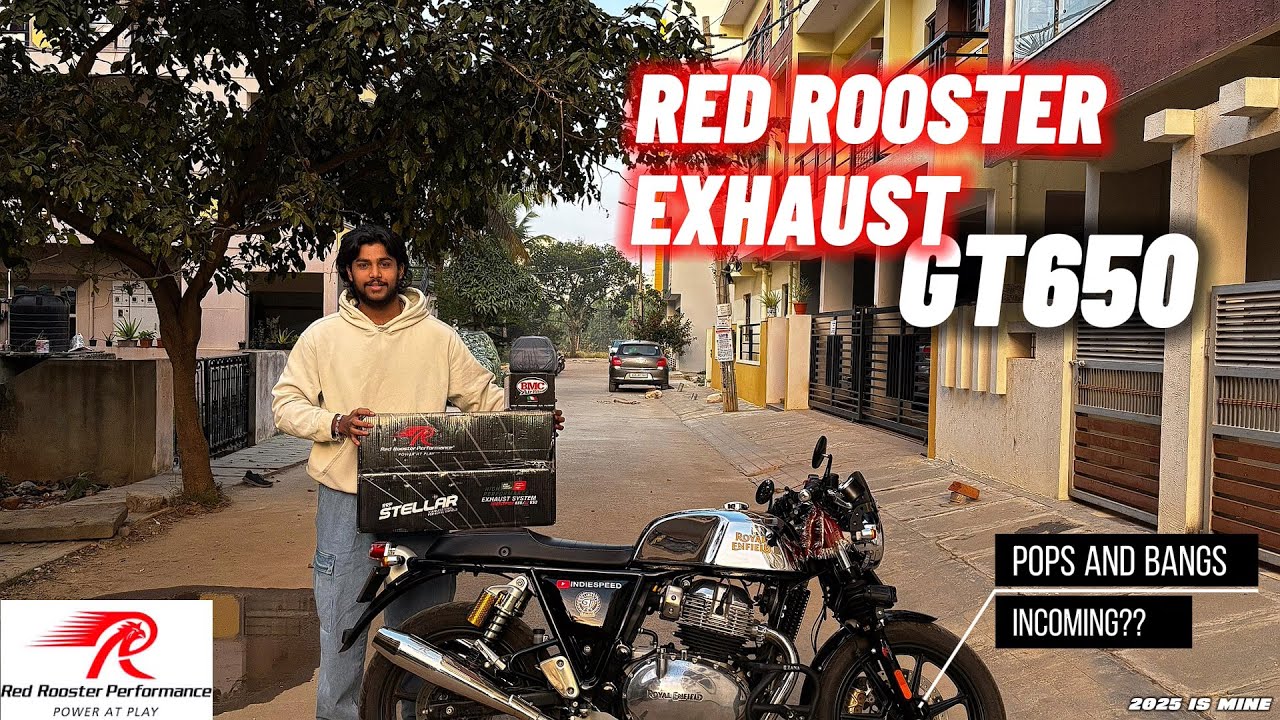 Installing Red Rooster Performance Exhaust + BMC Air Filter in GT 650⚡| Finally in 2025 | Loudest??