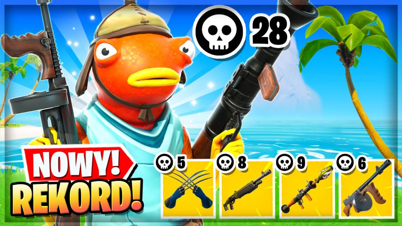 Co FRAGA Zmieniasz BROŃ na NOWĄ! ( Nowy Rekord Fragów! ) Fortnite