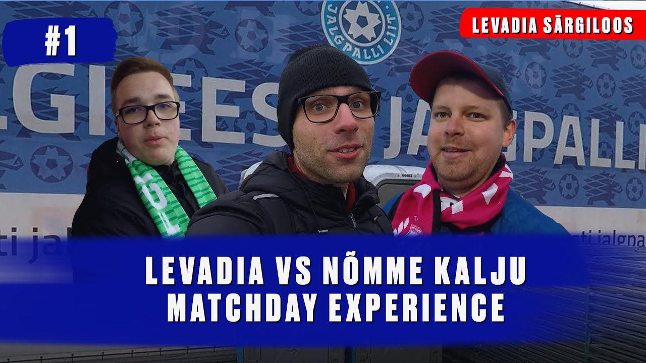 Levadia vs Nõmme Kalju matchday experience [ENG subs] | 12. mängija #1
