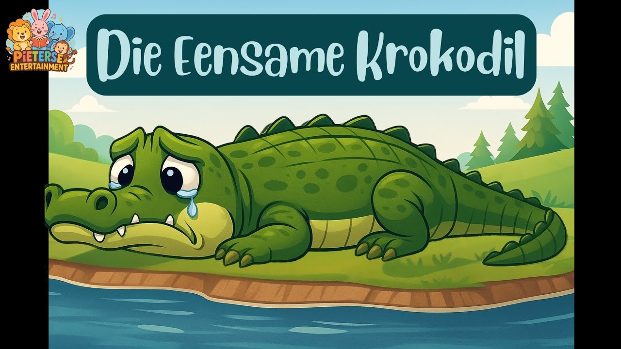 Afrikaanse Kinderliedjie | Die Eensame Krokodil | Afrikaanse Kinder Rympies