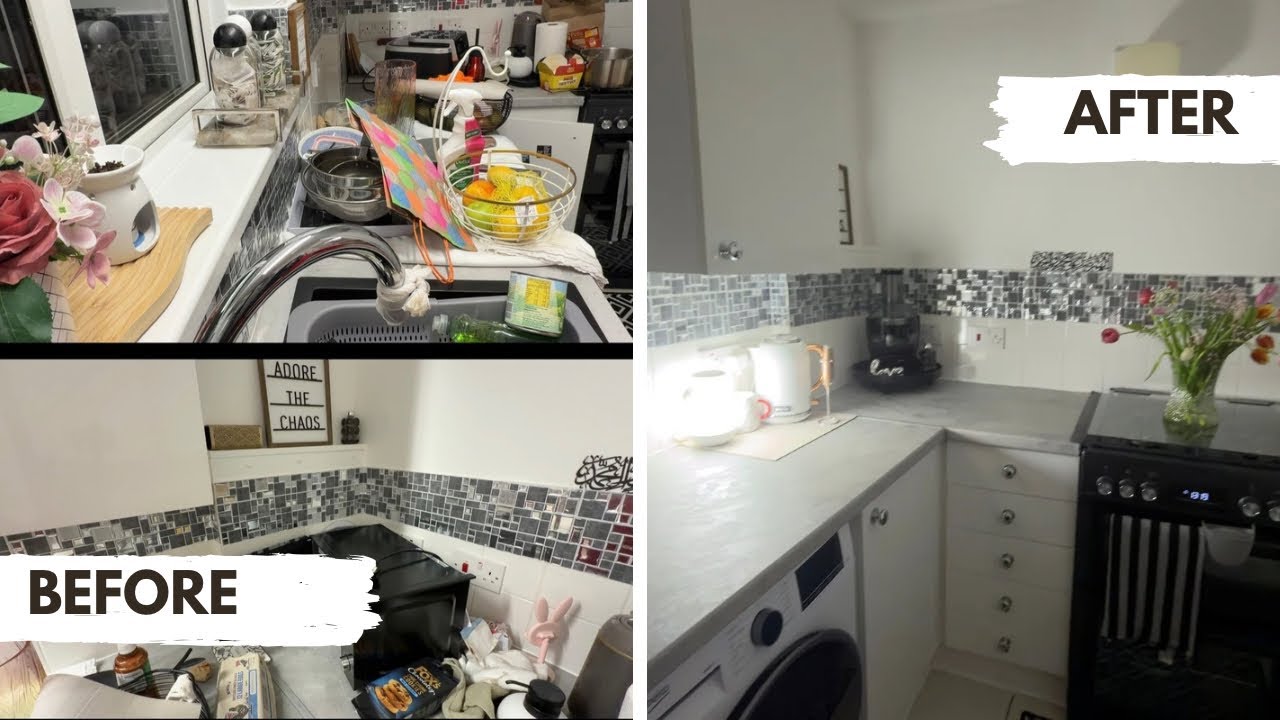 How I Clean My Messy Kitchen | Weekend Cleaning Routine | I Clean Your Mind To.
