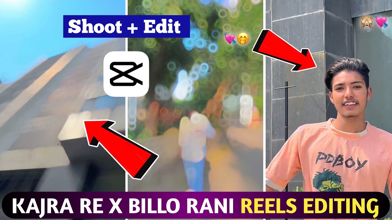Kajra Re X Billo Rani Reels Editing || Blur + Zoom Effect Video Editing || Capcut Video Editing