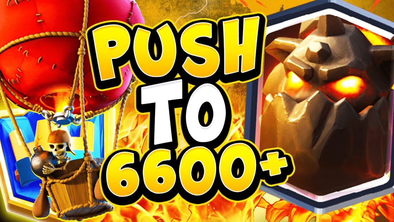 6600+ TOP LADDER with BEST LAVA LOON DECK in CLASH ROYALE!