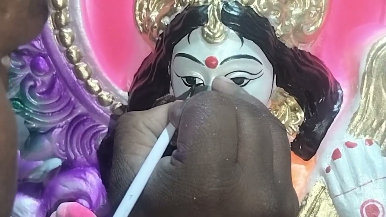 ଆଜି ( life) ଦେଖିବା ସରସ୍ଵତୀ ମୂର୍ତ୍ତି ର ଆଖି ଲେଖା କାମ ### odia vilege life style Volga (Jay jagannath)