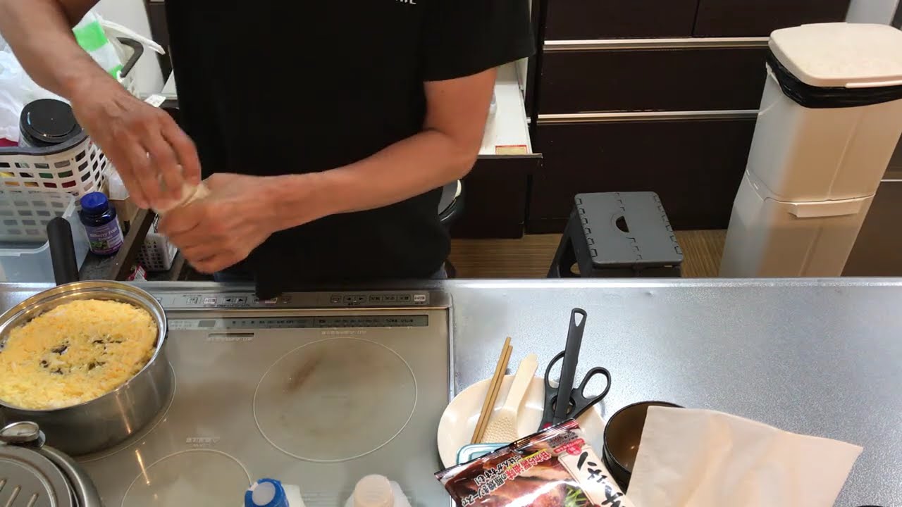 照り焼きチキンと豆腐卵味噌汁