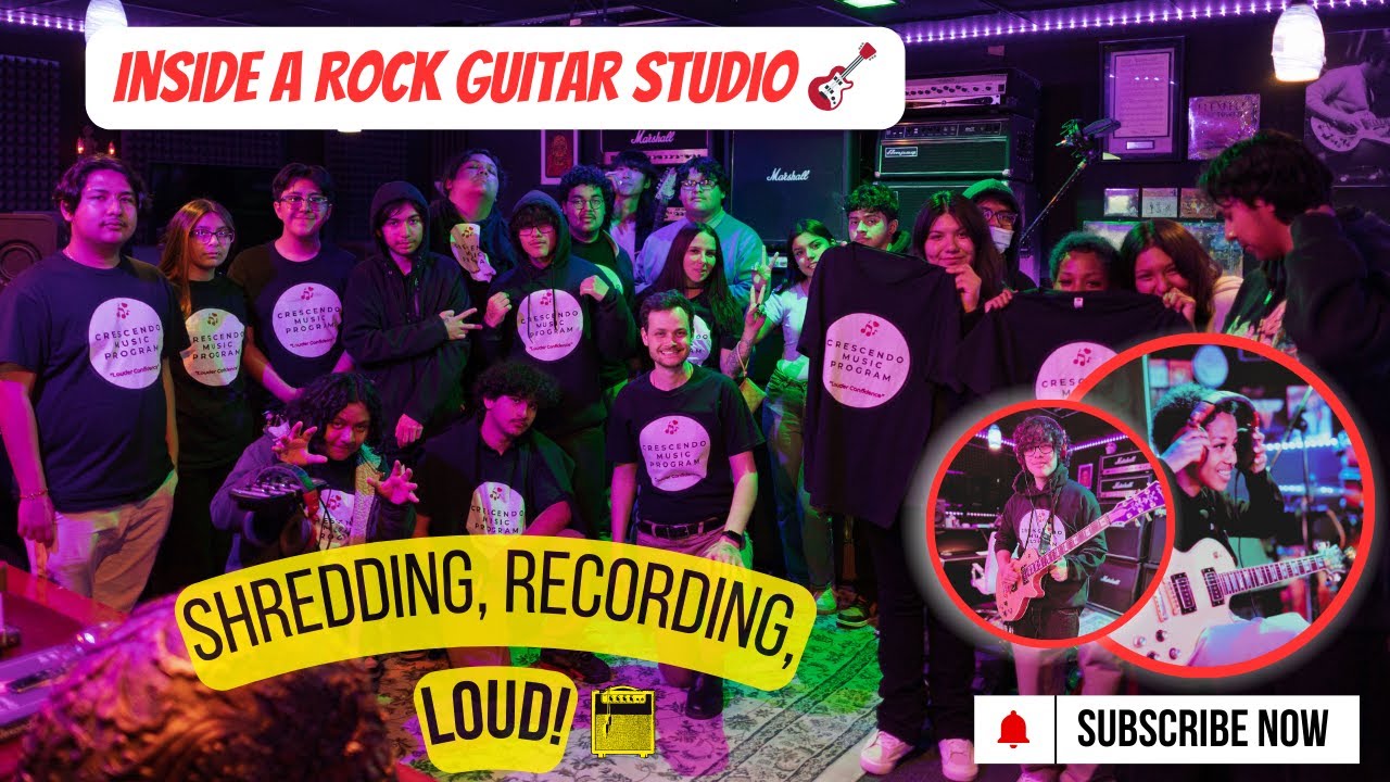 “What Happens in a Guitar Studio? 🎸 A Full Day of Rock + Recording”