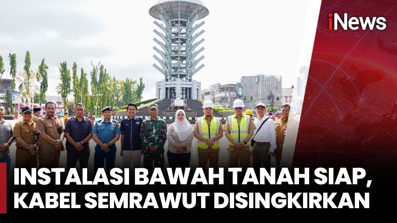 Kabel Udara Semrawut di Cilegon Dipotong dan Mulai Jaringan Sistem Bawah Tanah | iNews Pagi 24/12