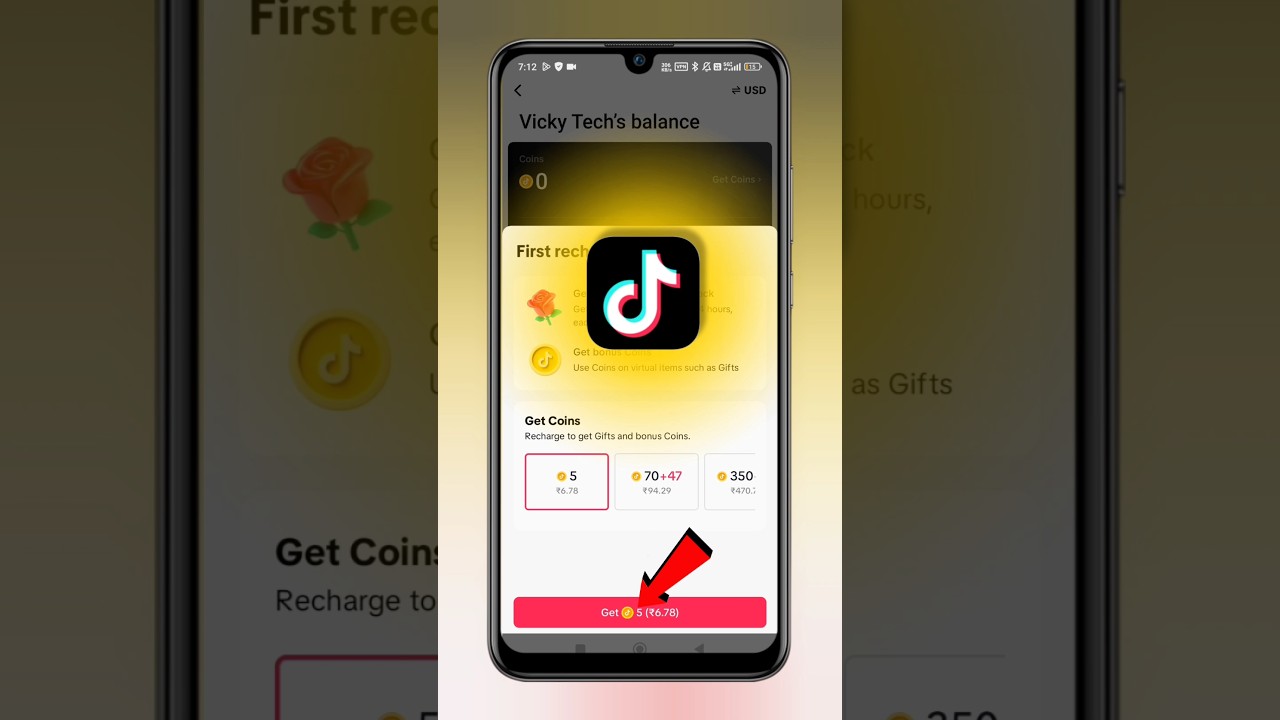 TikTok gift coins kaise buy kare 2026 | How to purchase TikTok gift coins #techfrack #shorts