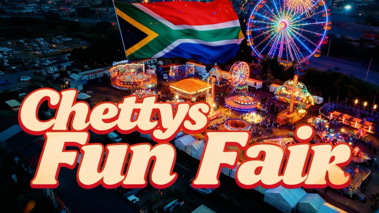 Chetty’s Fun Fair 2025 | Phoenix | Durban | Drone Footage | Kwa-Zulu Natal | South Africa | Fun Fair