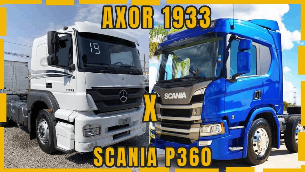 SCANIA P360 X MERCEDES AXOR 1933 | QUAL CAMINHÃO É MELHOR?