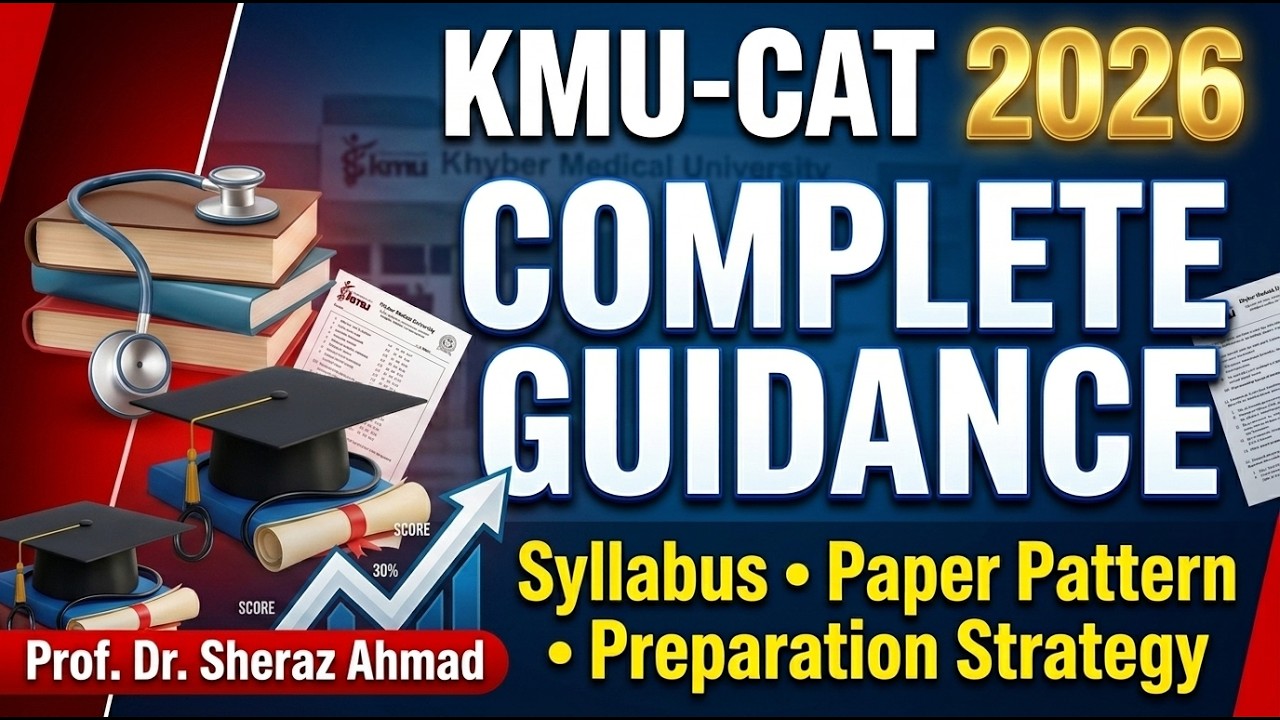 What is KMU-CAT 2026 | Prof. Dr. Sheraz Ahmad