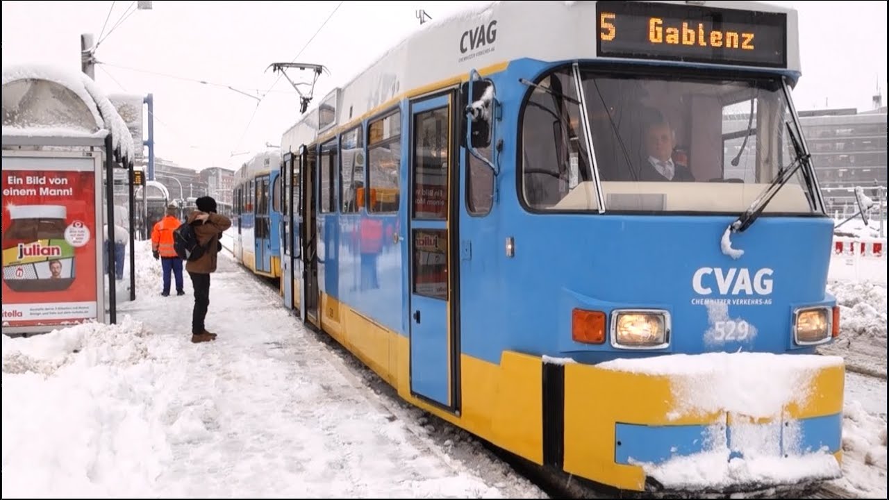Die letzten Tatra Straßenbahnen in Chemnitz (2019)