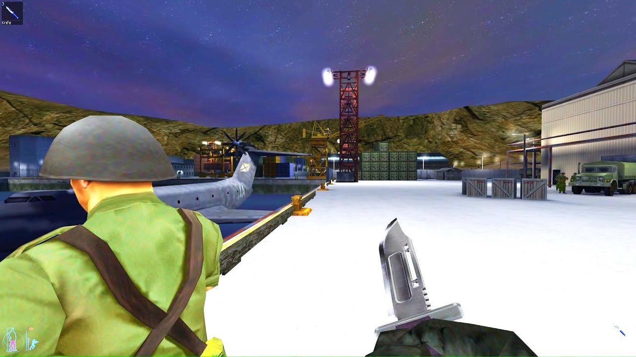 IGI 2 - Mission 13 Showdown at the Docks (No shots, No alarms)