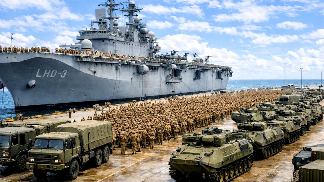 TEHRAN SHOCKED! USS Kearsarge (LHD 3) Launches Massive US Marine Operation