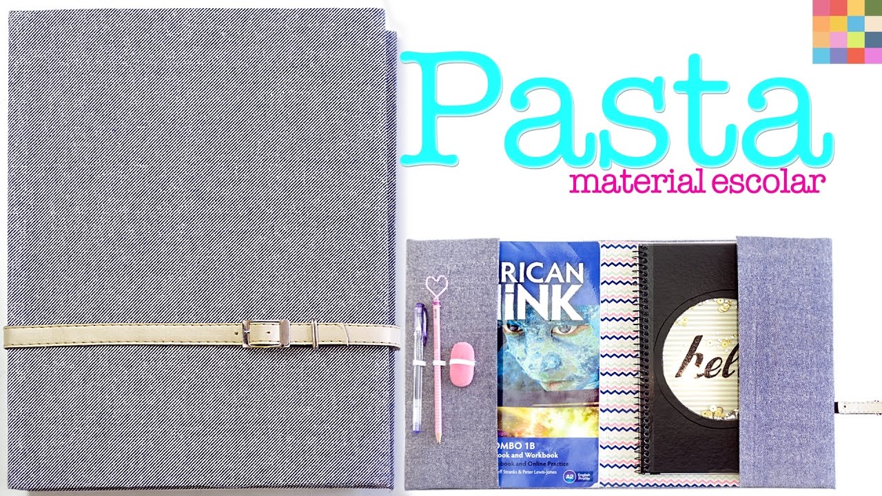 DIY : Pasta para Material Escolar