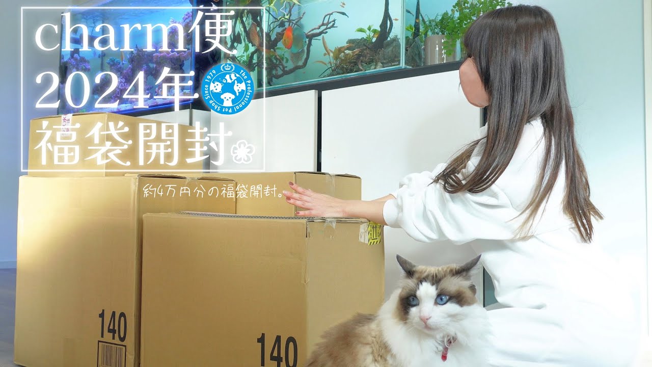 charm 2024年 福袋開封！約4万円分購入しました❀アクアリウム 海水魚水槽 Marine Aquarium.